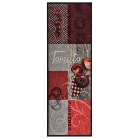 vidaXL Alfombra de cocina lavable Tomato 60x180 cm