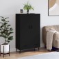 vidaXL Aparador alto madera de ingeniería negro 69,5x31x115 cm vidaXL Aparador alto madera de ingeniería negro 69,5x31x115 cm