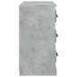 vidaXL Aparador de madera contrachapada gris hormigón 70x35,5x67,5 cm vidaXL Aparador de madera contrachapada gris hormigón 70x35,5x67,5 cm