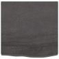 vidaXL Estante pared madera roble tratada marrón oscuro 60x60x(2-4) cm vidaXL Estante pared madera roble tratada marrón oscuro 60x60x(2-4) cm