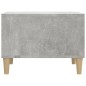 vidaXL Mesa de centro madera contrachapada gris hormigón 60x50x36,5 cm