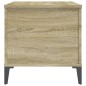 vidaXL Mesa de centro madera contrachapada roble Sonoma 90x44,5x45 cm