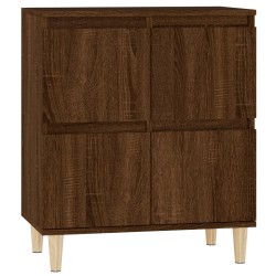 vidaXL Aparador madera contrachapada marrón roble 60x35x70 cm