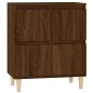 vidaXL Aparador madera contrachapada marrón roble 60x35x70 cm vidaXL Aparador madera contrachapada marrón roble 60x35x70 cm