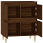 vidaXL Aparador madera contrachapada marrón roble 60x35x70 cm vidaXL Aparador madera contrachapada marrón roble 60x35x70 cm
