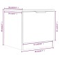 vidaXL Mesitas de noche 2 unidades color roble marrón 40x39x40 cm vidaXL Mesitas de noche 2 unidades color roble marrón 40x39x40 cm