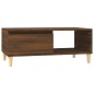 vidaXL Mesa de centro madera contrachapada marrón roble 90x50x36,5 cm vidaXL Mesa de centro madera contrachapada marrón roble 90x50x36,5 cm