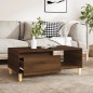 vidaXL Mesa de centro madera contrachapada marrón roble 90x50x36,5 cm vidaXL Mesa de centro madera contrachapada marrón roble 90x50x36,5 cm