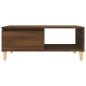 vidaXL Mesa de centro madera contrachapada marrón roble 90x50x36,5 cm vidaXL Mesa de centro madera contrachapada marrón roble 90x50x36,5 cm
