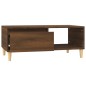 vidaXL Mesa de centro madera contrachapada marrón roble 90x50x36,5 cm vidaXL Mesa de centro madera contrachapada marrón roble 90x50x36,5 cm