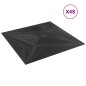 vidaXL Paneles de pared 48 uds EPS estrella negro 50x50 cm 12 m² vidaXL Paneles de pared 48 uds EPS estrella negro 50x50 cm 12 m²