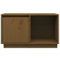vidaXL Mueble de TV madera maciza de pino marrón miel 74x35x44 cm vidaXL Mueble de TV madera maciza de pino marrón miel 74x35x44 cm