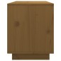 vidaXL Mueble de TV madera maciza de pino marrón miel 74x35x44 cm vidaXL Mueble de TV madera maciza de pino marrón miel 74x35x44 cm