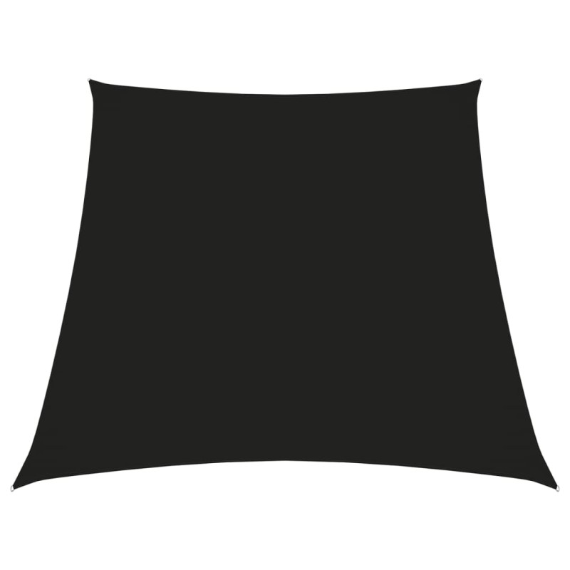 vidaXL Toldo de vela trapezoidal de tela oxford negro 3/4x3 m vidaXL Toldo de vela trapezoidal de tela oxford negro 3/4x3 m