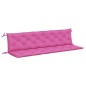vidaXL Cojines para banco de jardín 2 uds tela rosa 200x50x7 cm vidaXL Cojines para banco de jardín 2 uds tela rosa 200x50x7 cm