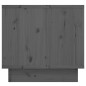 vidaXL Mesitas de noche 2 uds madera maciza de pino gris 35x34x32 cm