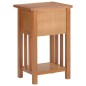 vidaXL Mesa revistero con cajón madera maciza de roble 35x27x55 cm vidaXL Mesa revistero con cajón madera maciza de roble 35x27x55 cm