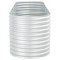 vidaXL Arriate de acero galvanizado plateado 320x80x81 cm vidaXL Arriate de acero galvanizado plateado 320x80x81 cm