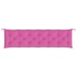 vidaXL Cojines para banco de jardín 2 uds tela rosa 200x50x7 cm vidaXL Cojines para banco de jardín 2 uds tela rosa 200x50x7 cm