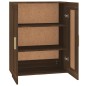 vidaXL Armario pared madera contrachapada marrón roble 69,5x32,5x90 cm vidaXL Armario pared madera contrachapada marrón roble 69,5x32,5x90 cm