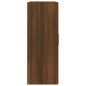 vidaXL Armario pared madera contrachapada marrón roble 69,5x32,5x90 cm vidaXL Armario pared madera contrachapada marrón roble 69,5x32,5x90 cm