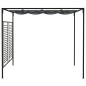 vidaXL Cenador con techo retráctil antracita 4x3x2,3 m 180 g/m² vidaXL Cenador con techo retráctil antracita 4x3x2,3 m 180 g/m²