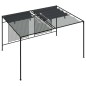 vidaXL Cenador con techo retráctil antracita 4x3x2,3 m 180 g/m² vidaXL Cenador con techo retráctil antracita 4x3x2,3 m 180 g/m²