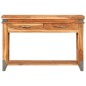 vidaXL Mesa consola de madera maciza de acacia 110x34x74 cm vidaXL Mesa consola de madera maciza de acacia 110x34x74 cm