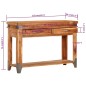 vidaXL Mesa consola de madera maciza de acacia 110x34x74 cm vidaXL Mesa consola de madera maciza de acacia 110x34x74 cm