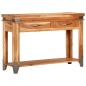 vidaXL Mesa consola de madera maciza de acacia 110x34x74 cm vidaXL Mesa consola de madera maciza de acacia 110x34x74 cm