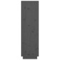 vidaXL Aparador alto de madera maciza de pino gris 38x35x117 cm vidaXL Aparador alto de madera maciza de pino gris 38x35x117 cm