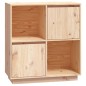 vidaXL Aparador de madera maciza de pino 74x35x80 cm vidaXL Aparador de madera maciza de pino 74x35x80 cm