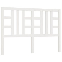 vidaXL Cabecero de cama madera maciza de pino blanco 166x4x100 cm