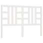 vidaXL Cabecero de cama madera maciza de pino blanco 166x4x100 cm