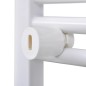 vidaXL Radiador toallero de baño recto 500 x 764 mm vidaXL Radiador toallero de baño recto 500 x 764 mm