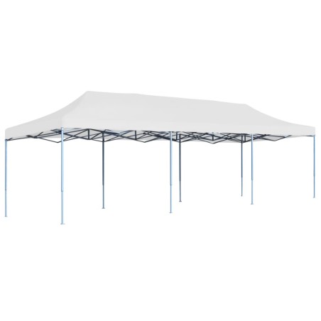 vidaXL Carpa para fiestas pop-up plegable blanco 3x9 m