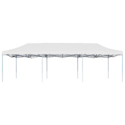 vidaXL Carpa para fiestas pop-up plegable blanco 3x9 m