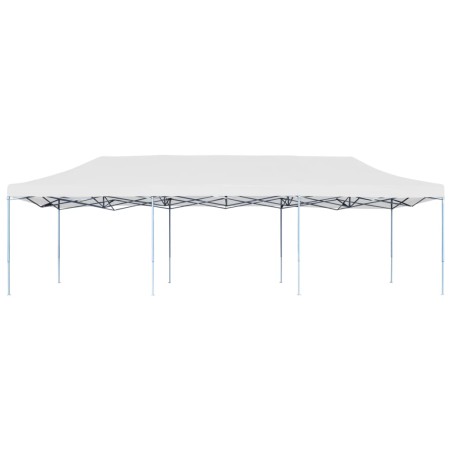 vidaXL Carpa para fiestas pop-up plegable blanco 3x9 m