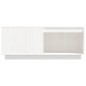 vidaXL Mesa de centro madera maciza de pino blanco 100x101x40,5 cm vidaXL Mesa de centro madera maciza de pino blanco 100x101x40,5 cm