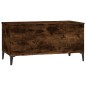 vidaXL Mesa de centro madera contrachapada roble ahumado 90x44,5x45 cm vidaXL Mesa de centro madera contrachapada roble ahumado 90x44,5x45 cm