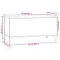 vidaXL Mesa de centro madera contrachapada roble ahumado 90x44,5x45 cm vidaXL Mesa de centro madera contrachapada roble ahumado 90x44,5x45 cm