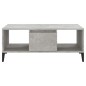 vidaXL Mesa de centro madera contrachapada gris hormigón 90x50x36,5 cm vidaXL Mesa de centro madera contrachapada gris hormigón 90x50x36,5 cm