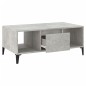 vidaXL Mesa de centro madera contrachapada gris hormigón 90x50x36,5 cm vidaXL Mesa de centro madera contrachapada gris hormigón 90x50x36,5 cm