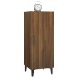 vidaXL Aparador madera contrachapada marrón roble 34,5x34x90 cm vidaXL Aparador madera contrachapada marrón roble 34,5x34x90 cm