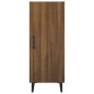 vidaXL Aparador madera contrachapada marrón roble 34,5x34x90 cm vidaXL Aparador madera contrachapada marrón roble 34,5x34x90 cm