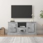 vidaXL Mueble de TV madera contrachapada gris hormigón 100x35,5x45 cm