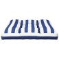 vidaXL Cojín para palés tela a rayas azul y blanco 70x70x12 cm vidaXL Cojín para palés tela a rayas azul y blanco 70x70x12 cm
