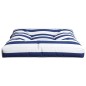 vidaXL Cojín para palés tela a rayas azul y blanco 70x70x12 cm vidaXL Cojín para palés tela a rayas azul y blanco 70x70x12 cm