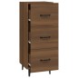 vidaXL Aparador madera de ingeniería marrón roble 34,5x34x90 cm vidaXL Aparador madera de ingeniería marrón roble 34,5x34x90 cm