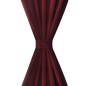 2 cortinas micro-satinadas con trabillas color burdeos, 140 x 245 cm 2 cortinas micro-satinadas con trabillas color burdeos, 140 x 245 cm